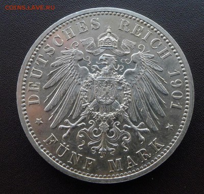5 марок Пруссия. 200 лет. Оценка. - 429-50-75