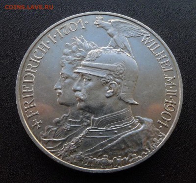 5 марок Пруссия. 200 лет. Оценка. - 426-50-75