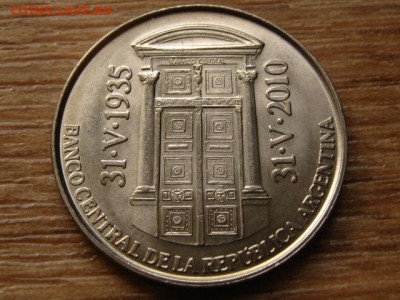 Аргентина 2 песо 2010 нацбанк до 13.07.15 в 21.00 М - IMG_6588