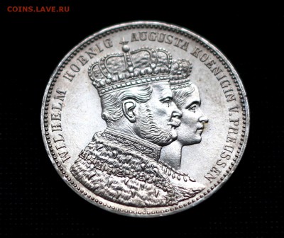 ____Талер 1861 Пруссии коронация UNC до 15.07.2015 22-00___ - Ав.JPG