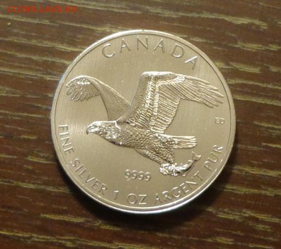 КАНАДА - 5 долларов ОРЛАН С РЫБОЙ до 17.07, 22.00 - Канада орел с рыбой