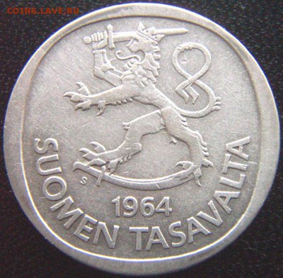 Финляндия_серебряная марка 1964; до 12.07_22.10мск - 9606
