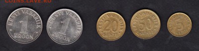 Эстония 5 монет 1992-95г - 76