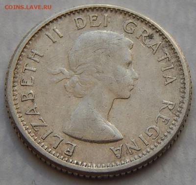 Канада 10 центов 1955, до 20.07.15 в 22:00 МСК - 4808