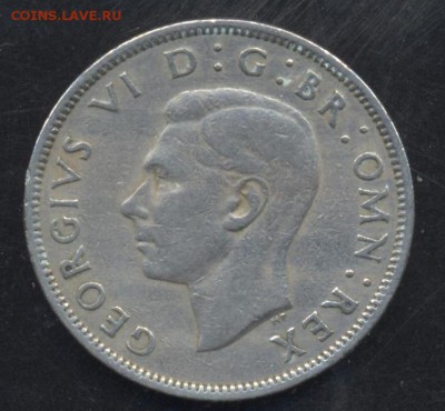 Великобритания 2 шиллинга 1950 г.  15.07.15 г. 22 -00 МСК. - Брит 50 1