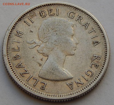 Канада 25 центов 1961, до 20.07.15 в 22:00 МСК - 4804