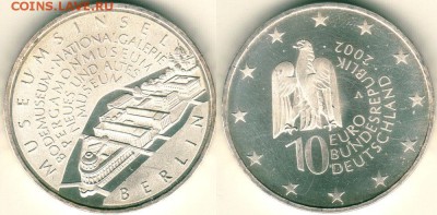 Германия, 10 евро 2002, музеи, с 200р! - до 22-00мск 15.07 - ger-10e2002-mus