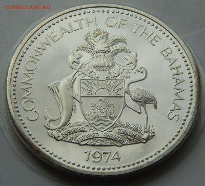 Багамские острова 5 долларов 1974, до 20.07.15 в 22:00 МСК - 4946