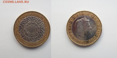 2 фунта Великобритании 2000 биметалл - 100_2792.JPG