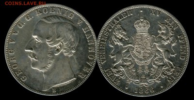 Талеры Германия. - 2ТГ1866