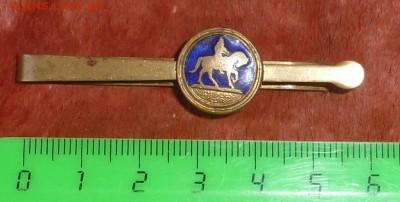 Заколка для галстука 1940-х годов. СССР. Латунь, эмаль - P1240324.JPG