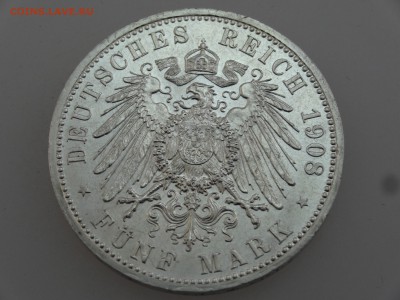 Германия Саксен-Веймар-Эйзинах 5 марок 1908 20.07 22:00 МСК - DSC00982.JPG