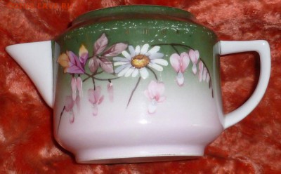 Фарфоровый старинный чайничек фабрики Гарднера - P1120152.JPG