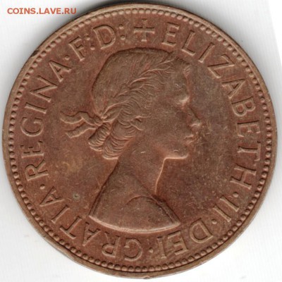 Одно пенни 1963 г. Великобритания до 21.07.15 г. в 24.00 - Scan-150707-0008