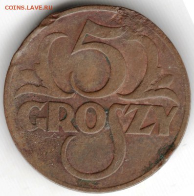 5 грошей 1930 Польша до 21.07.15 г. в 24.00 - Scan-150707-0028