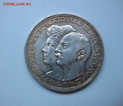 ГЕРМАНСКАЯ ИМПЕРИЯ,3 МАРКИ 1914г(Ангальт-Дессау)!до 20.07. - IMG_6215.JPG