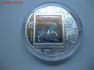 ПОЛЬША,10 злотых 2008г(450лет Почте,голограмма)!до20.07.2015 - IMG_6224.JPG