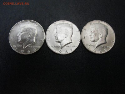 (2) США 50 центов Кеннеди 1966-68 3 монеты до 20.07.15 22:00 - 2.JPG