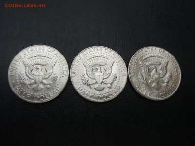 (5) США 50 центов Кеннеди 1966-68 3 монеты до 20.07.15 22:00 - 555.JPG