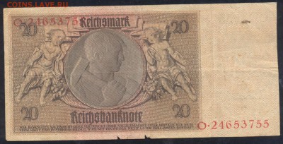 Германия 20 марок 1929 г.  19.07.15 г. 22 -00 МСК. - 20 м. 1929 1