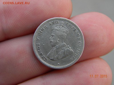 25 центов Цейлон 1917г. - DSCN6286.JPG