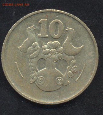 Кипр 10 центов 1983 г. 19.07.15 г. 22 -00 МСК. - Кипр