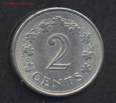 Мальта 2 цента 1977 г. - Мальта 77 1