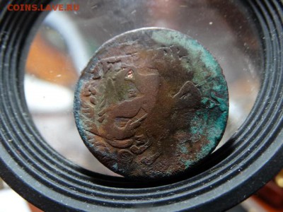 2 Копейки 1763 г Перечекан с 4 коп - DSC06988.JPG
