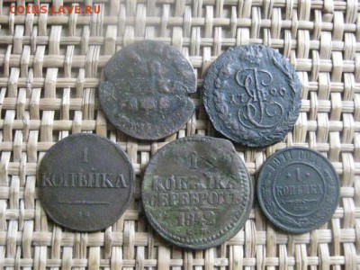 Копейки, 5 шт. 171?-1911г. До 23.07.2015г. - 23 и 24 021.JPG