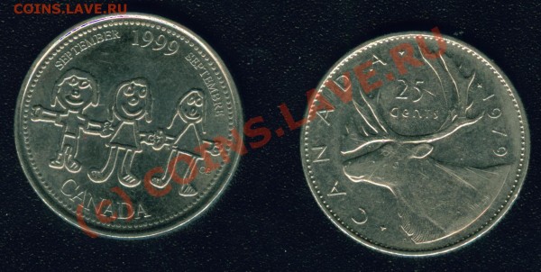 монеты КАНАДЫ 1999г - 1979г - Image15-1.JPG