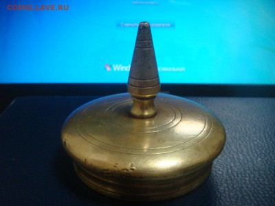 Чернильница ( стекло, крышка-бронза) - DSC01515.JPG