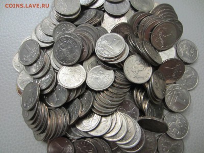1 копейка 200 штук С 98 по 2009 год - куча 200шт.JPG
