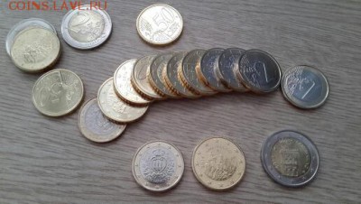 Современные 0.5, 1, 2 евро Сан Марино, цена? - 20150719_105438