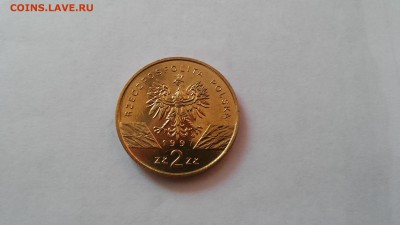 Польша 2 злотых 1997 г. - Жук-олень до 22.07.2015 г. - Жук 1