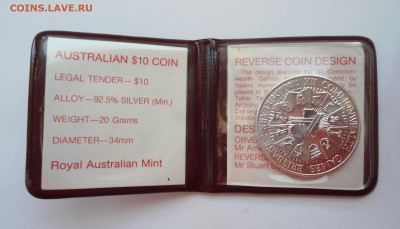 ФИКС! АВСТРАЛИЯ 10$ 1982 Игры Содружества БРИСБЕН UNC 23.07 - DSC00945.JPG