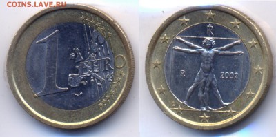 Италия 1 евро 2002	 до 	25.07.15	 22:00 МСК - А3-08