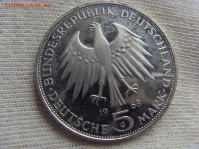 5 марок 1968 пруф Иоганн Гутенберг до 23.07.15 - SDC12624.JPG