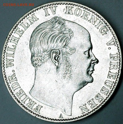 Германия. Пруссия_отличный редкий талер 1857; до 20.07_22.08 - 9984