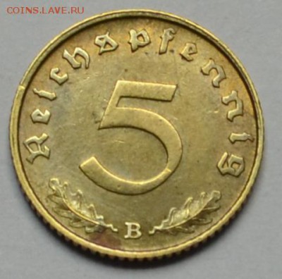 Германия 5 рейхспфеннингов 1939 B до 24.07 22.00.59 - DSC_0009.JPG