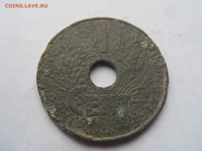 ФРАНЦУЗСКИЙ ИНДОКИТАЙ 1с 1941г. ЦИНК до 28.07.15г. 10:25 МСК - SDC13472.JPG