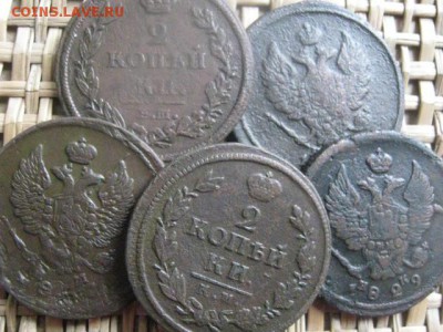 2 копейки, 5 шт. 1812-1829г.г. Без повтора. До 27.07.2015г - 27 и 28 005.JPG
