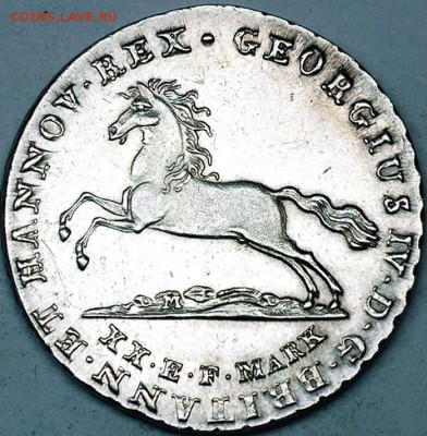 Германия. Ганновер_16 грошей 1828; до 21.07_22.12мск - 10018