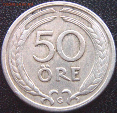 Швеция_50 эре (полкроны) 1940(G); до 21.07_22.22мск - 9340