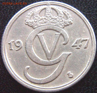 Швеция_50 эре (полкроны) 1947(TS); до 21.07_22.24мск - 9338