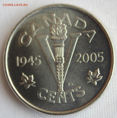 С 1 руб. КАНАДА V cents 2005г. ЮБИЛЕЙНАЯ до 26.07.15г. в 22 - IMG_6544.JPG