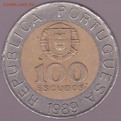 100 эскудо 1989 Португалия до 22.07 в 22.00 - IMG_0041