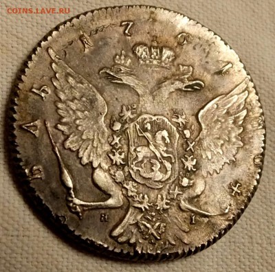 Рубль Екатерина II 1764 г. СПБ TI-ЯI - DSCF8322.JPG