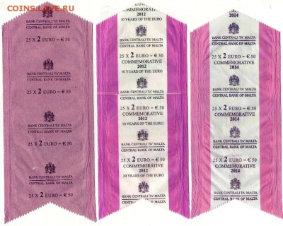 перевозки монет - 41. Мальта 2 евро