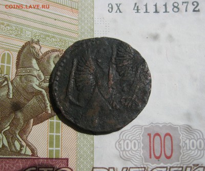 Деньга 1749, двойной удар зачекан брак до 24.07.15 22.00 мск - IMG_5830.JPG