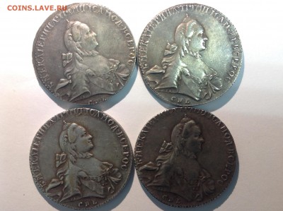 Рубли на подлинность и оценку 1742-96гг - image